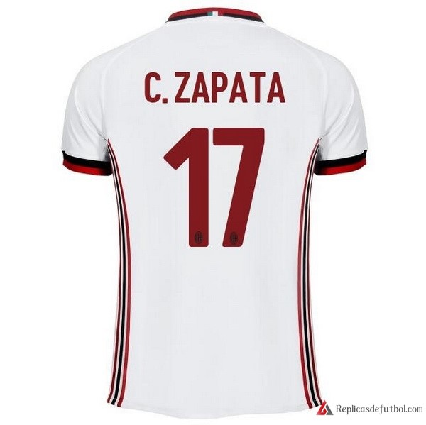 Camiseta Milan Segunda equipación C.Zapata 2017-2018